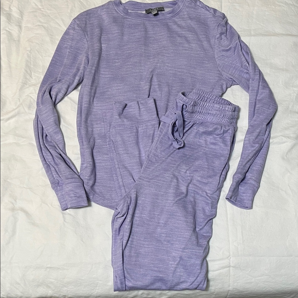 LOFT Lavender Pajama Set